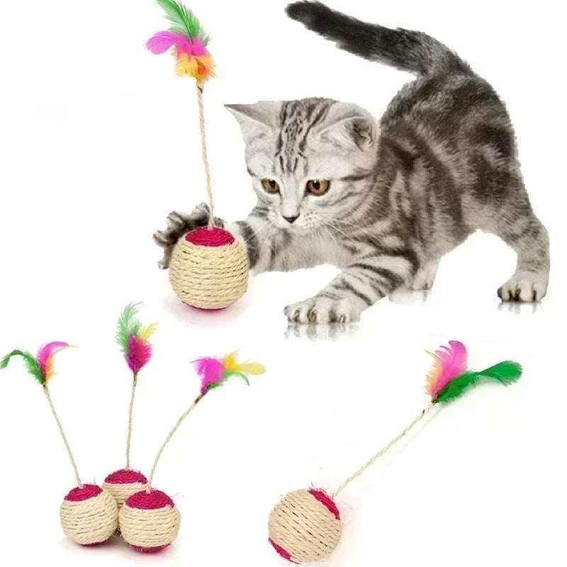 Bolinha interativa Sisal p/ Gatos