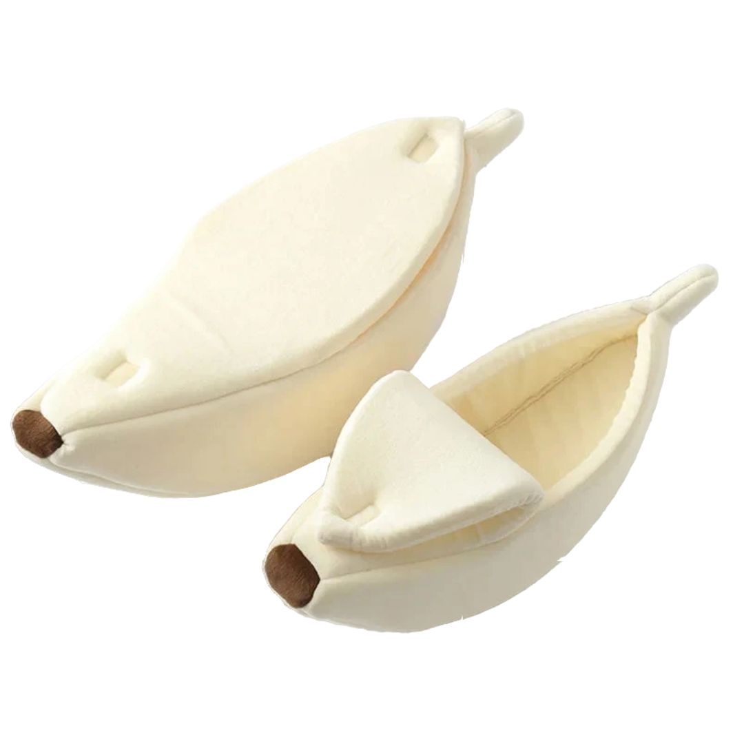 Cama em Formato de Banana para Gatos