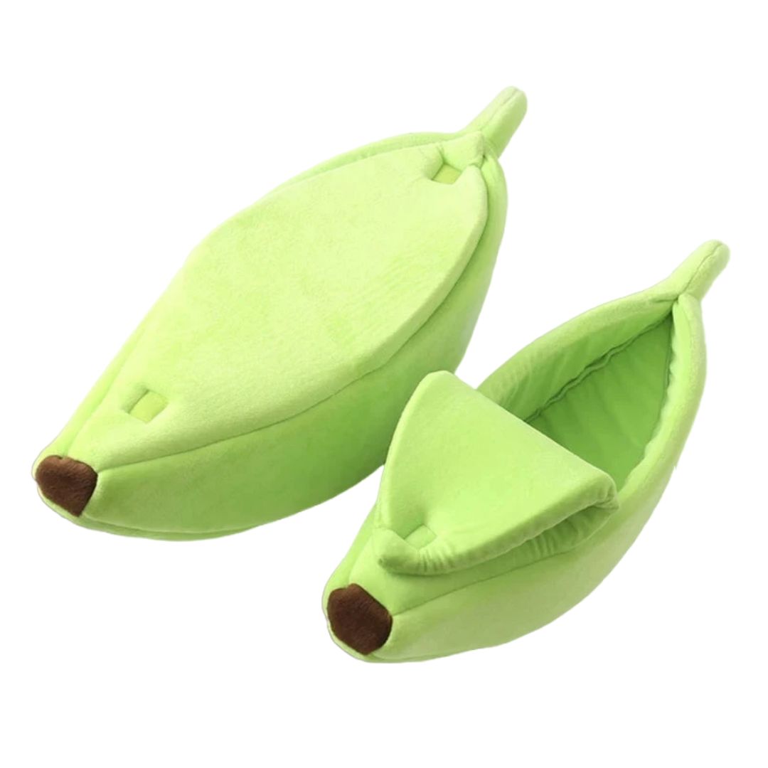 Cama em Formato de Banana para Gatos