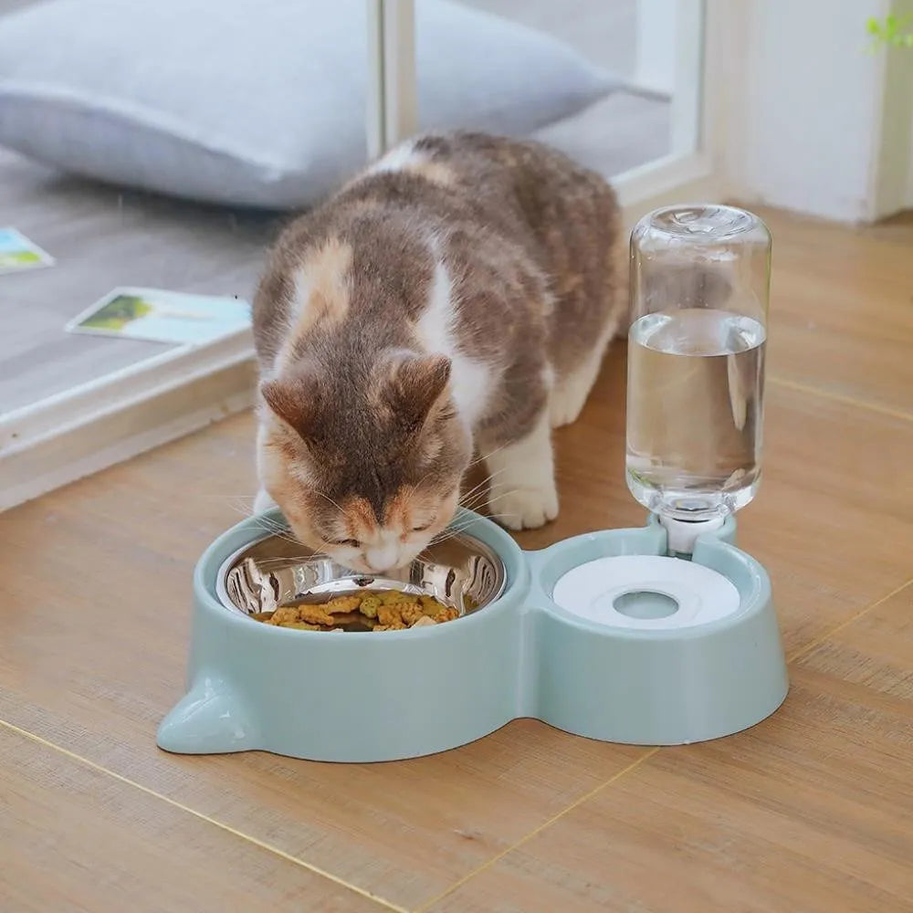 Dispensador de água e comida para pets